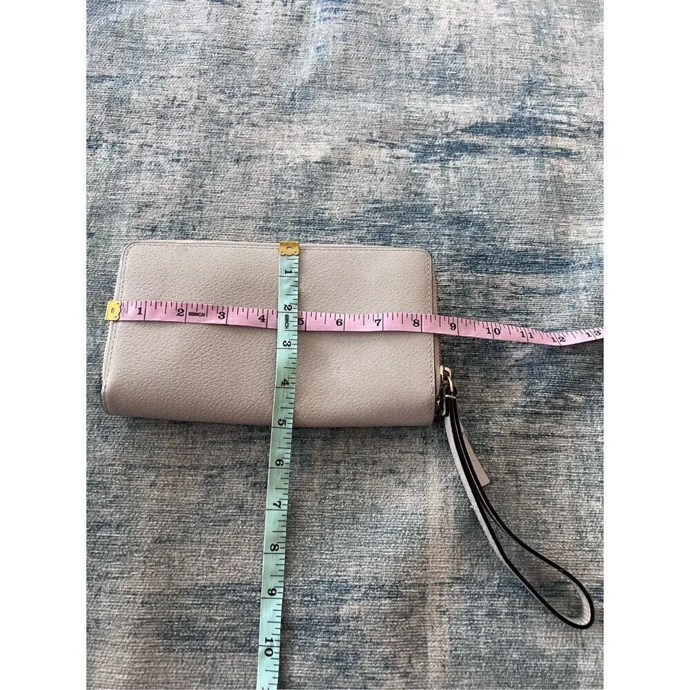 Kate Spade Gray Grove Street Anita Clutch Wristlet Wallet